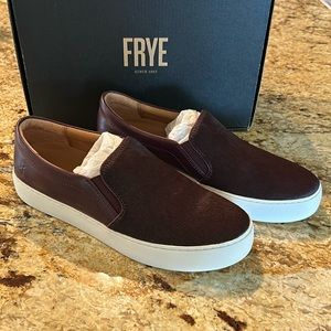Brand New Frye Lena Slip On with Genuine Calf Hair